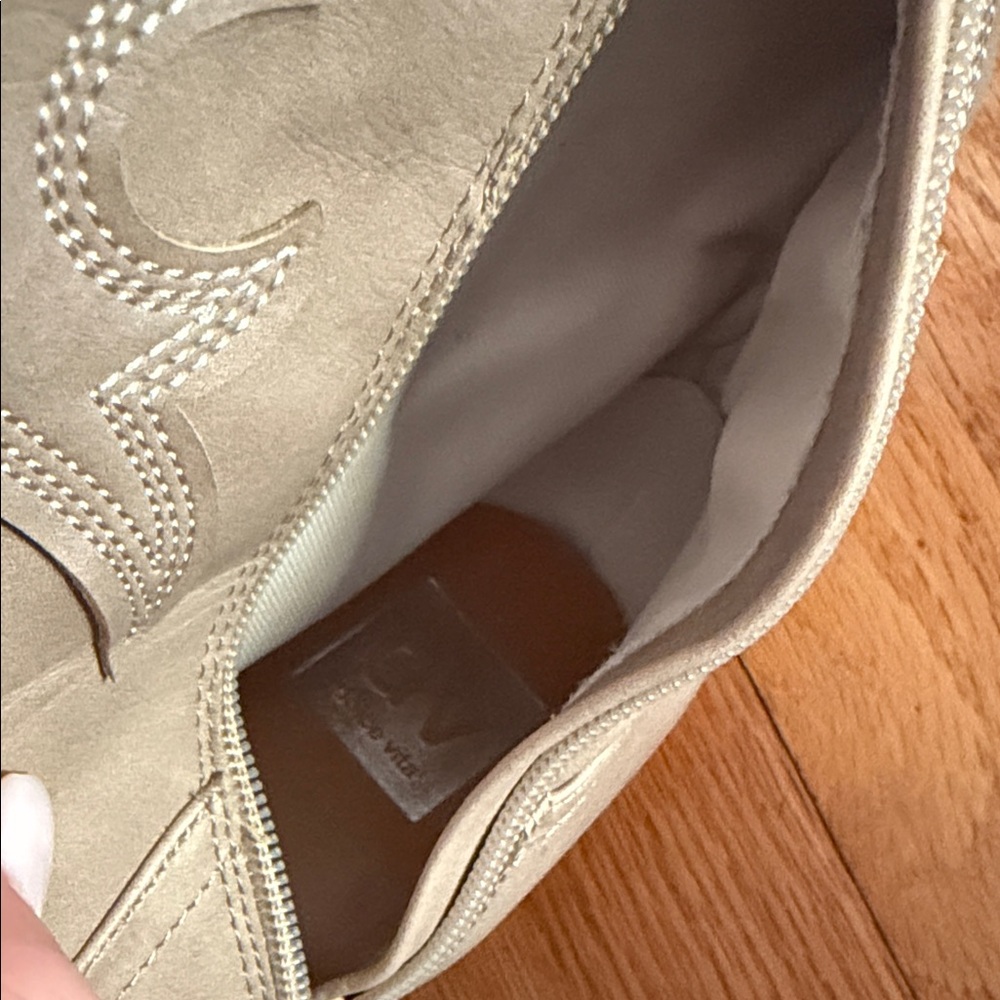 DV by Dolce Vita Beige Heeled Boots - Picture 2 of 3